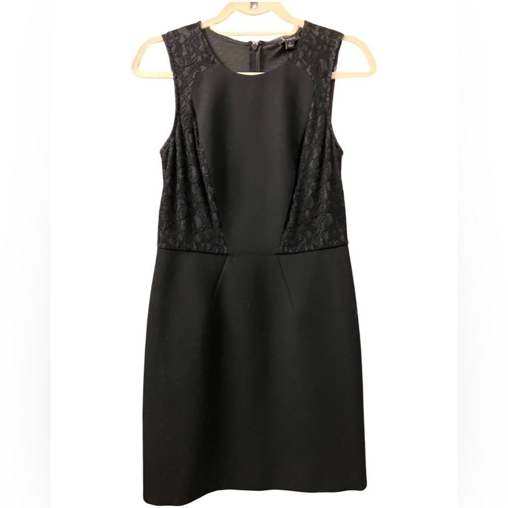 Ann Taylor Cocktail Shift Dress - Black/Lace